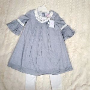 Tommy Bahama 3T Blue & WhiteDress & Pant Set NWT